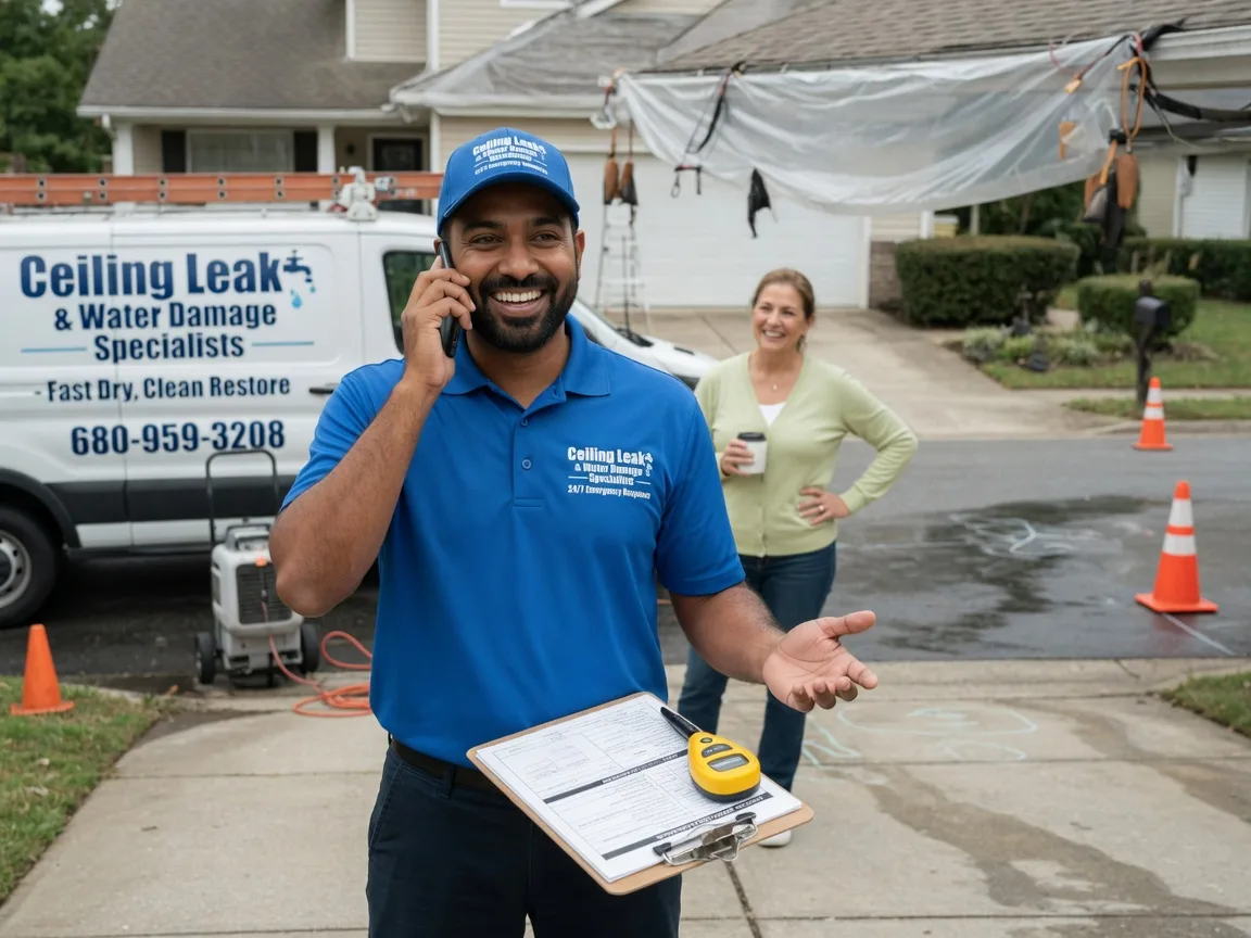 Ceiling Leak Cleanup Merrittstown, PA FAQs